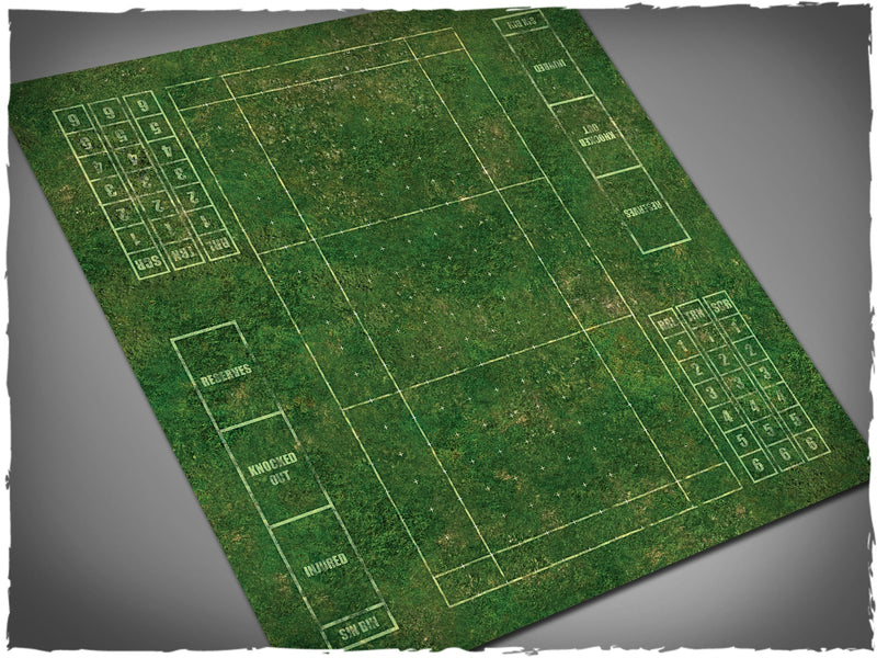 Gaming Mat - Blood Bowl Sevens Pitch, Grass (76x72 cm) (Deep-Cut Studio) (32matBB7m)