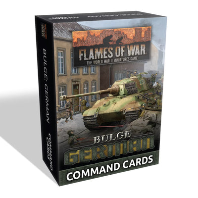 Flames of War: Bulge - Germans Command Cards (66x Cards) (FW271C)