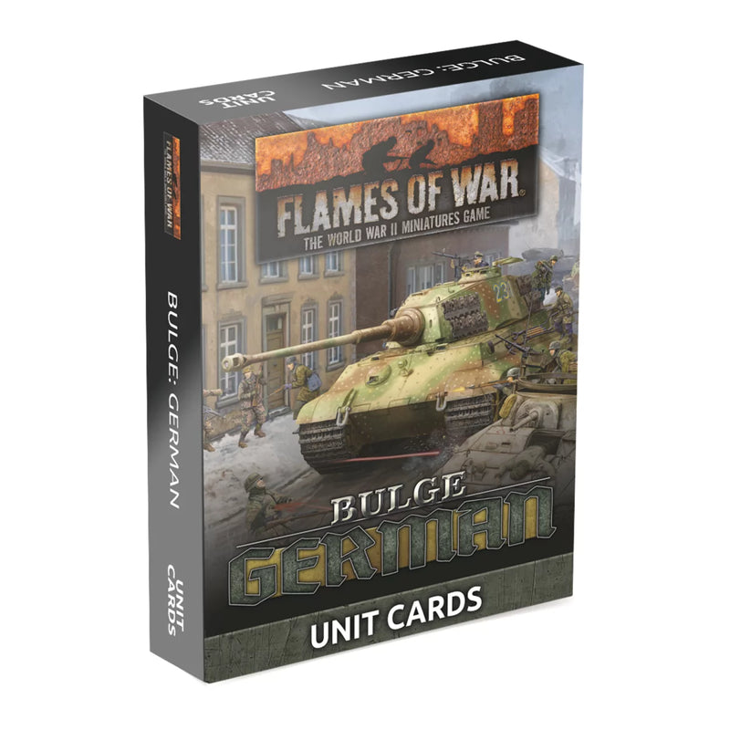 Flames of War: Bulge - Germans Unit Cards (105x Cards) (FW271U)