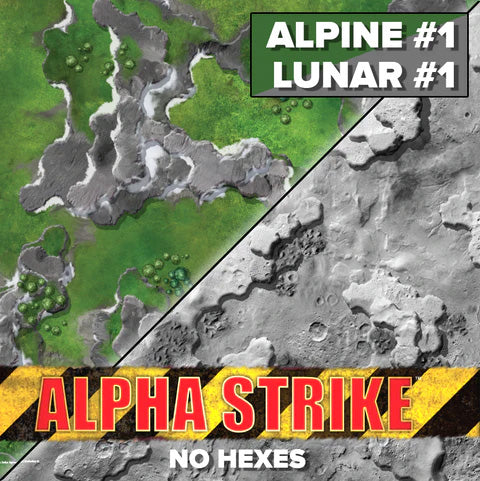 BattleTech: BattleMat Alpha Strike - Alpine/Lunar