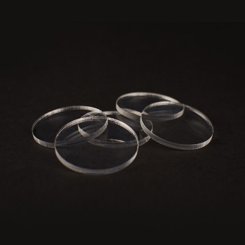 Clear Acrylic Miniature Bases (3mm) (LaserOx)