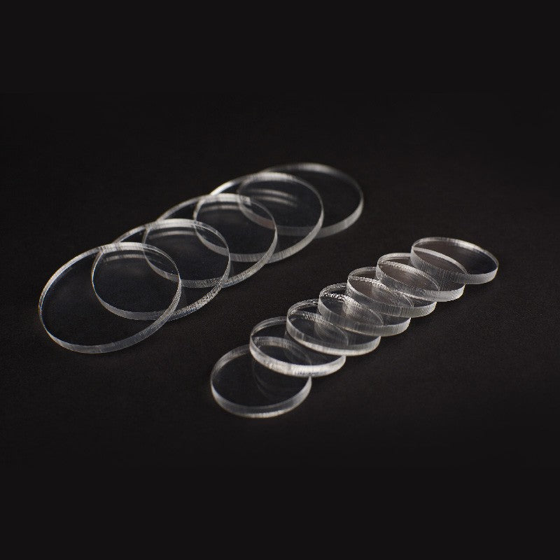 Clear Acrylic Miniature Bases (3mm) (LaserOx)