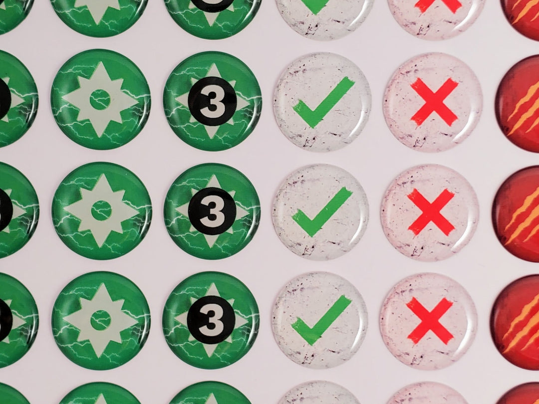 Marvel Crisis Protocol Tokens (Burger Tokens)