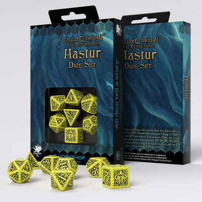 Call Of Cthulhu - The Outer Gods Hastur Dice Set (7) (Q-Workshop) (SCTS58)