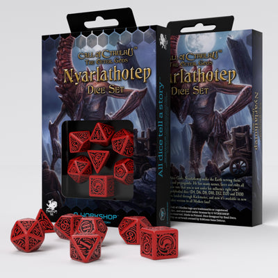 Call Of Cthulhu - The Outer Gods Nyarlathotep Dice Set (7) - Q-Workshop