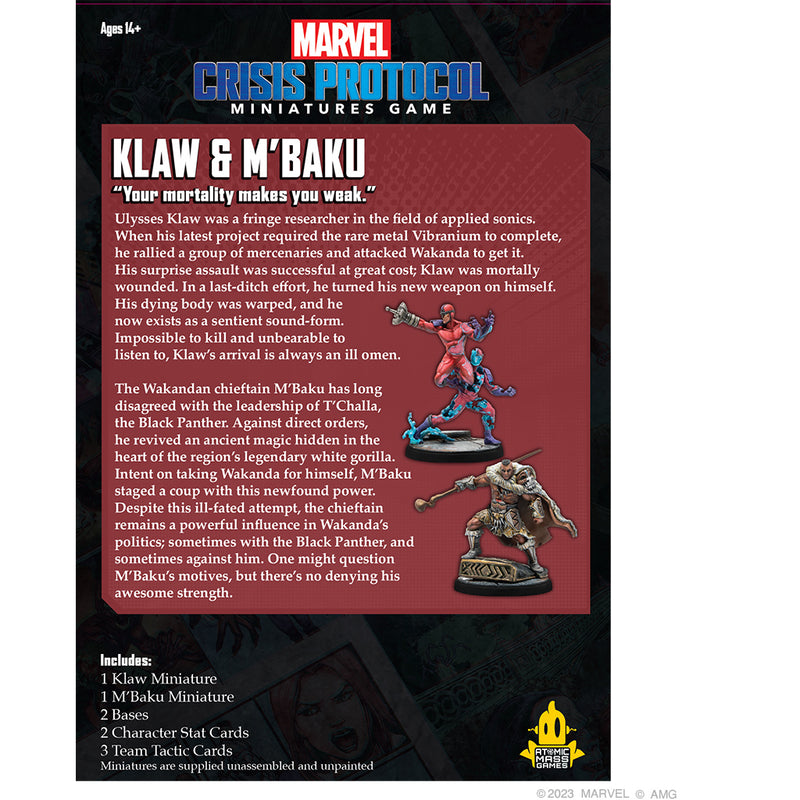 Marvel: Crisis Protocol - Klaw & M&