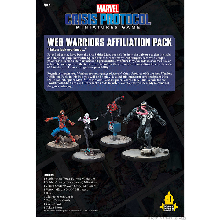 Marvel: Crisis Protocol - Web Warriors Affiliation Pack