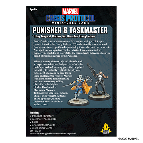 Marvel: Crisis Protocol - Punisher & Taskmaster