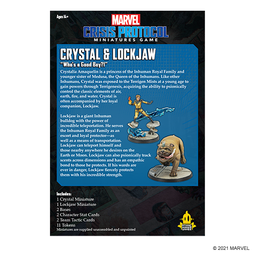 Marvel: Crisis Protocol - Crystal and Lockjaw