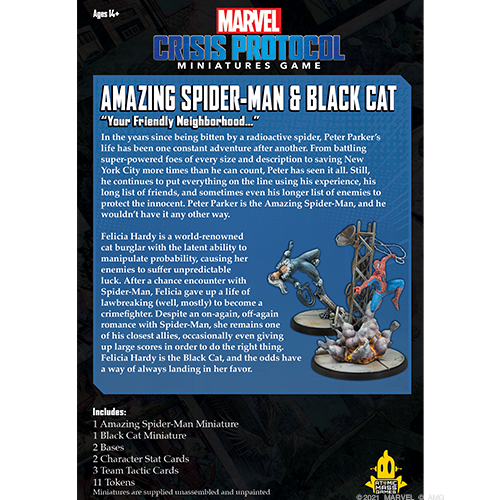 Marvel: Crisis Protocol - Amazing Spider-Man and Black Cat