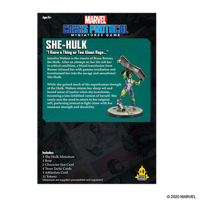 Marvel: Crisis Protocol - She Hulk Character Pack