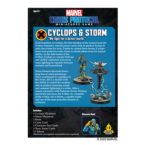 Marvel: Crisis Protocol - Cyclops & Storm