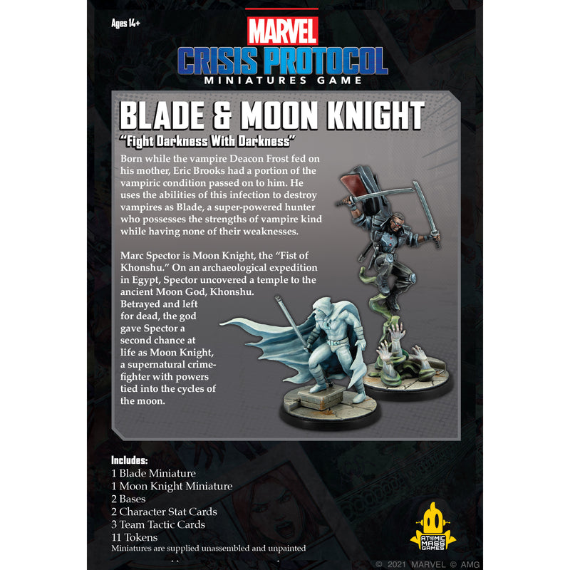 Marvel: Crisis Protocol - Blade and Moon Knight