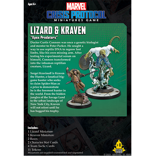 Marvel: Crisis Protocol - Lizard and Kraven