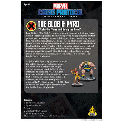 Marvel: Crisis Protocol - The Blob & Pyro