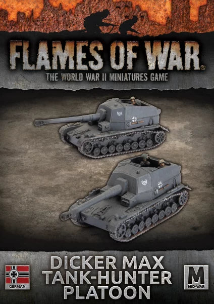 Flames of War: Dicker Max Tank-hunter Platoon (GBX190)