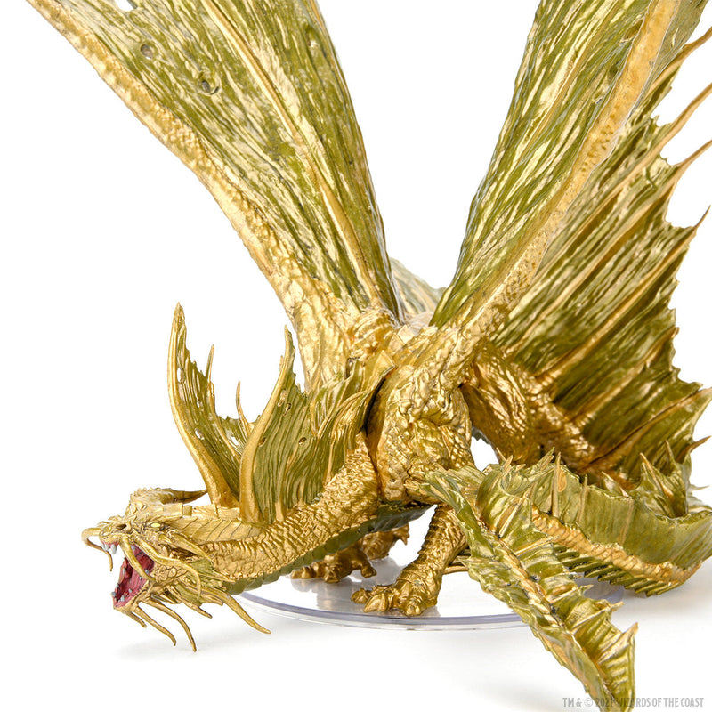 Dungeons & Dragons: Icons of the Realms - Adult Gold Dragon Premium Figure