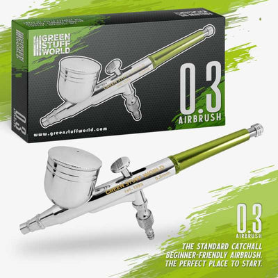 Dual-action GSW Airbrush 0.3 mm (Green Stuff World)