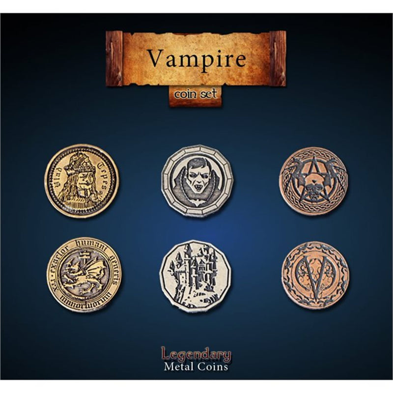 Legendary Metal Coins - Vampire Coin Set (Drawlab)