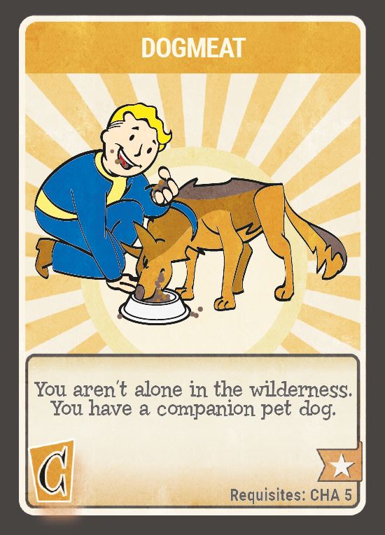 Fallout: The Roleplaying Game Perk Cards