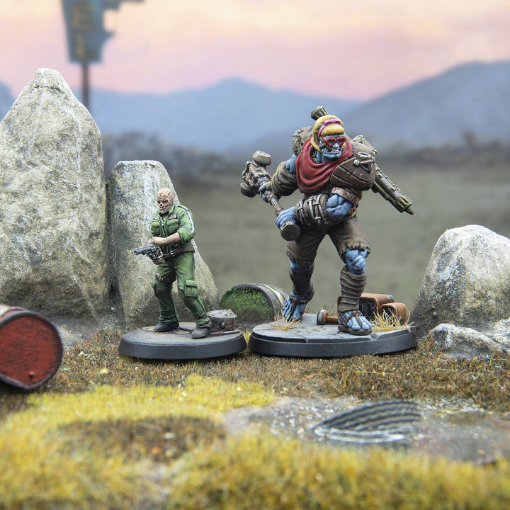 Fallout: Wasteland Warfare - Super Mutants: Tabitha and Raul