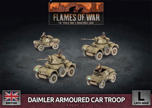 Flames of War: Daimler Armoured Car Troop (BBX61)