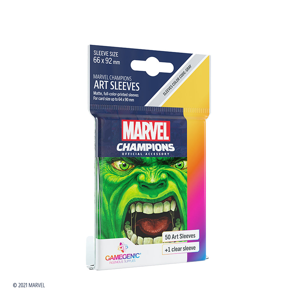 Gamegenic Marvel Champions Art Sleeves - Hulk