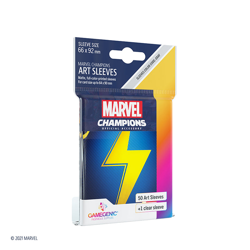 Gamegenic Marvel Champions Art Sleeves - Ms. Marvel
