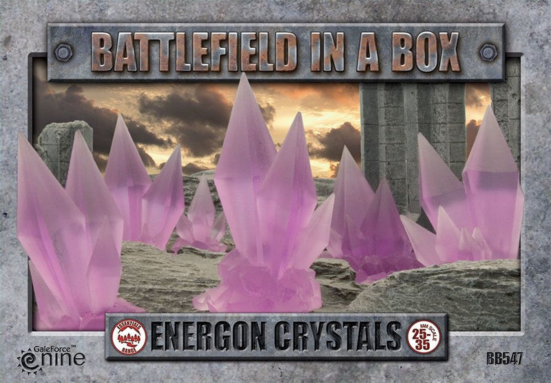 Battlefield in a Box: Energon Crystals - Purple (x6) - 30mm (BB547)