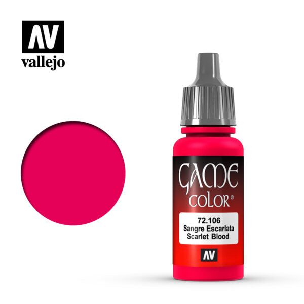 Vallejo Game Color: Scarlet Blood (17ml) (72.106)