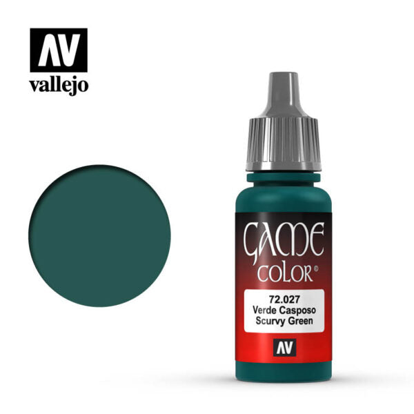 Vallejo Game Color: Scurvy Green (17ml) (72.027)