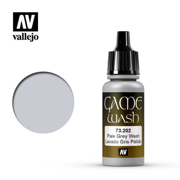 Vallejo Game Color Wash: Pale Grey Wash (17ml) (73.202)