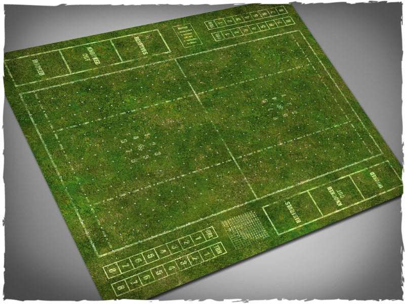 Gaming Mat - Blood Bowl Pitch, Grass (87x99 cm) (Deep-Cut Studio) (32matBB4m)