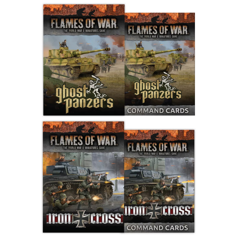 Flames of War: German Eastern Front Unit and Command Cards (FW257-GCB)