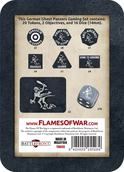 Flames of War: German Ghost Panzers Gaming Set (TD055)