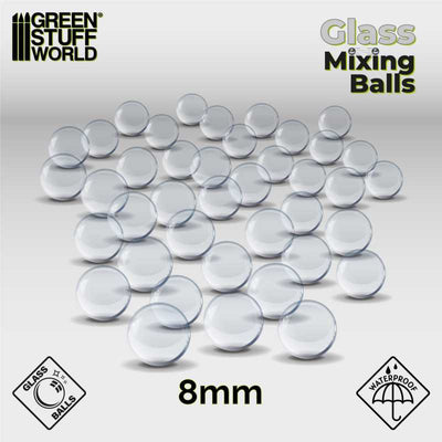 Glass Mixing Balls 8mm (Green Stuff World)