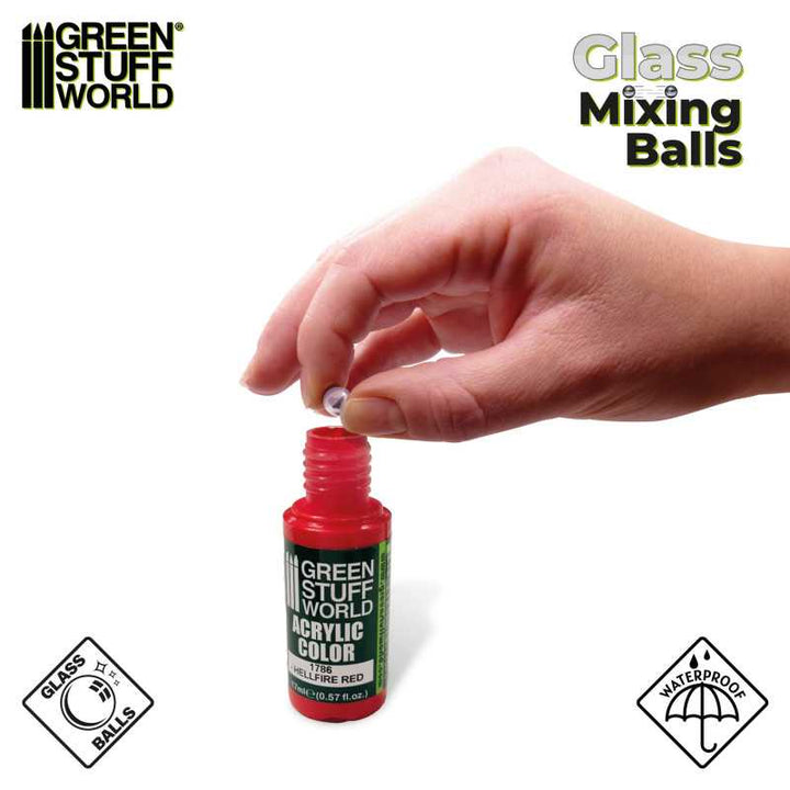 Glass Mixing Balls 8mm (Green Stuff World)