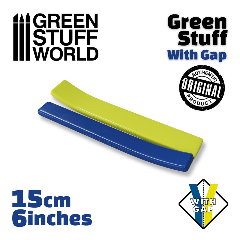 Green Stuff Tape 6 inches WITH GAP (Green Stuff World)