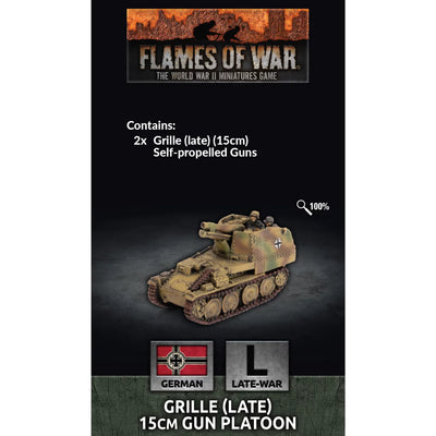 Flames of War: Grille (late) (15cm) Gun Platoon (x2) (GE152)
