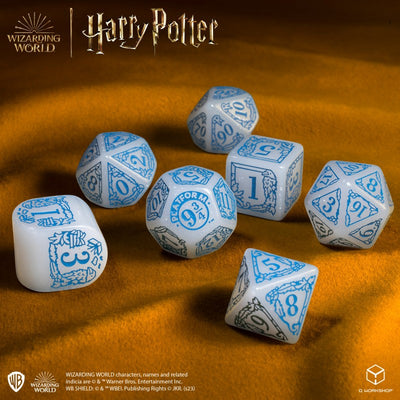 Harry Potter - Ravenclaw Modern Dice Set - White (Q-Workshop) (190142/2023/3/B)
