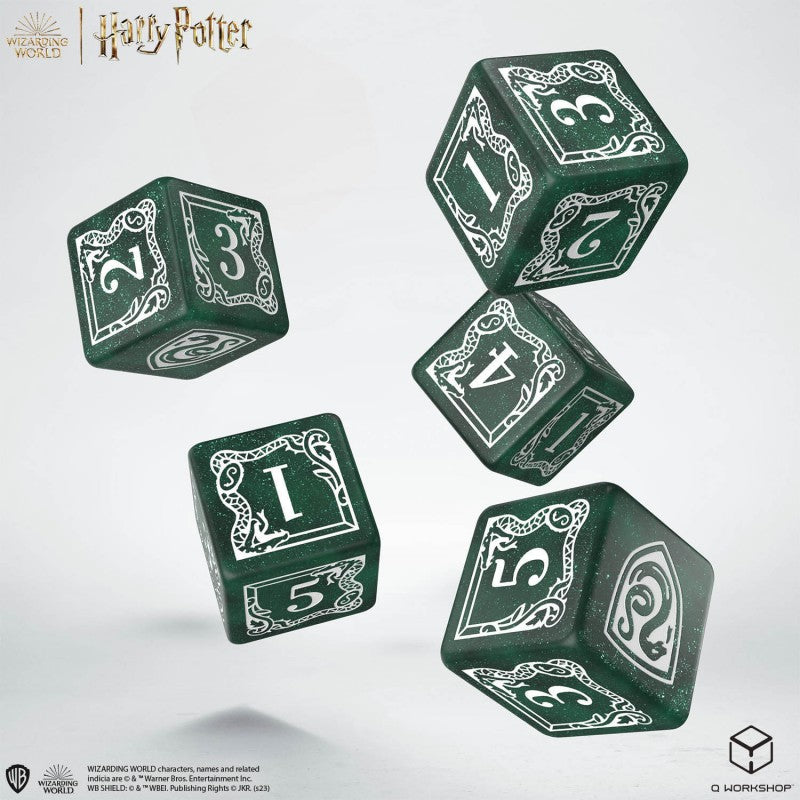 Harry Potter - Slytherin Dice & Pouch (Q-Workshop) (190142/2023/2/A/D6B)