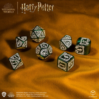 Harry Potter - Slytherin Modern Dice Set - Green (Q-Workshop) (190142/2023/2/A)