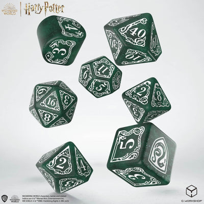 Harry Potter - Slytherin Modern Dice Set - Green (Q-Workshop) (190142/2023/2/A)