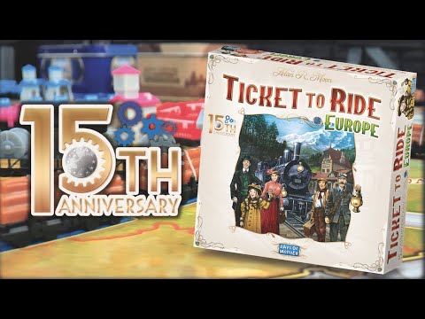 Ticket to Ride: Europe - 15th Anniversary Edition (nordisk)