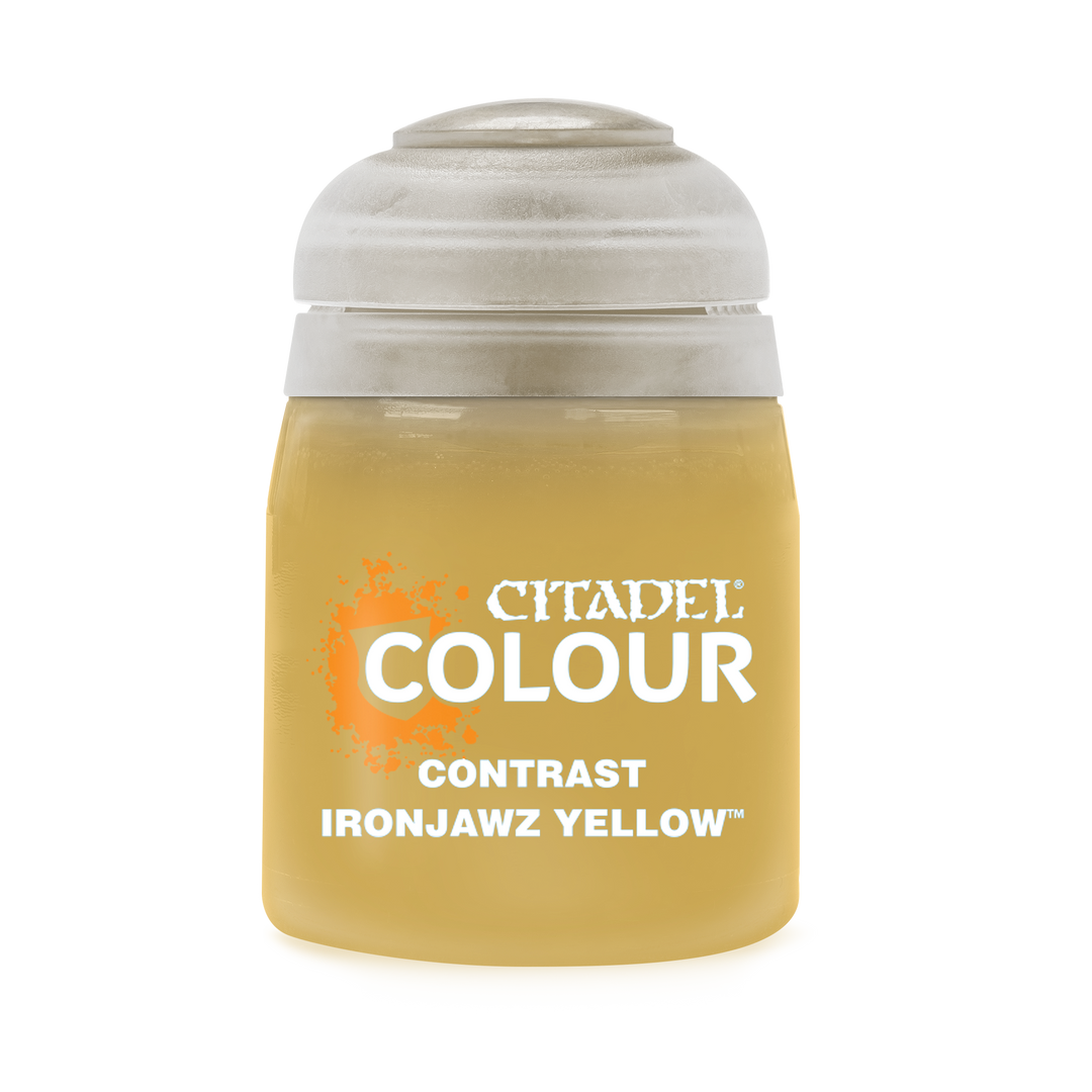 Citadel Contrast Paint: Ironjawz Yellow (3)