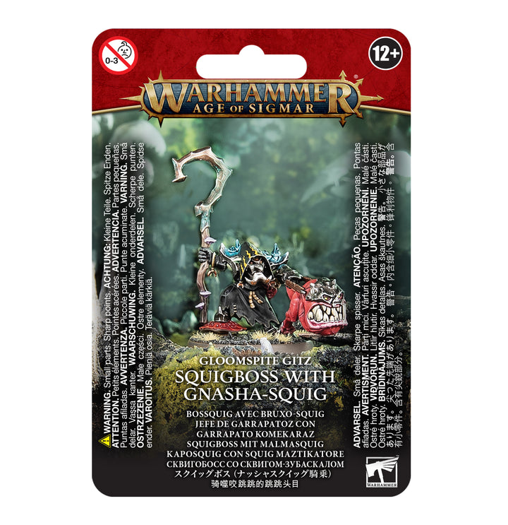 Warhammer Age of Sigmar: Gloomspite Gitz - Squigboss with Gnasha-Squig