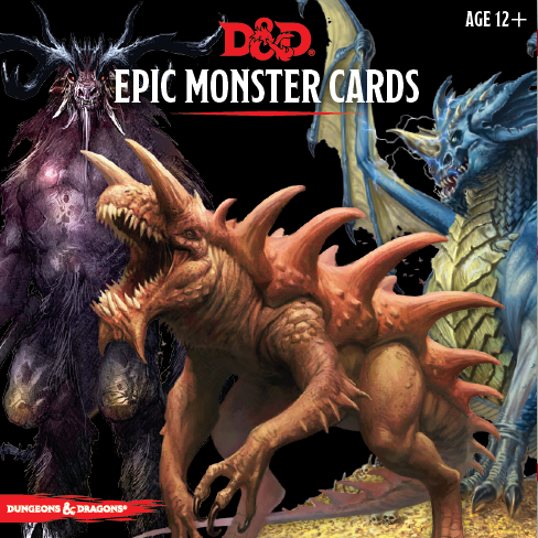 Dungeons & Dragons (5th Edition): Epic Monster Cards