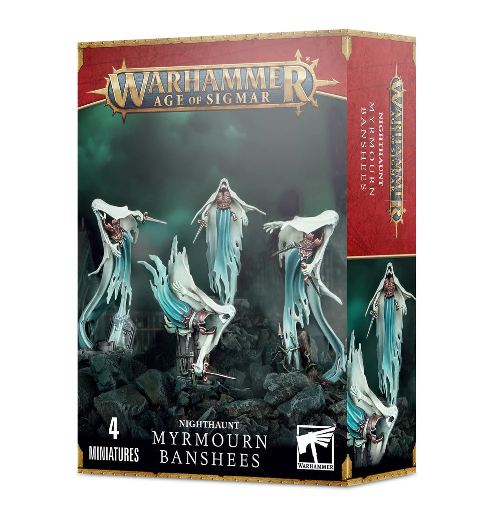 Age of Sigmar: Easy-to-build Nighthaunt Myrmourn Banshees