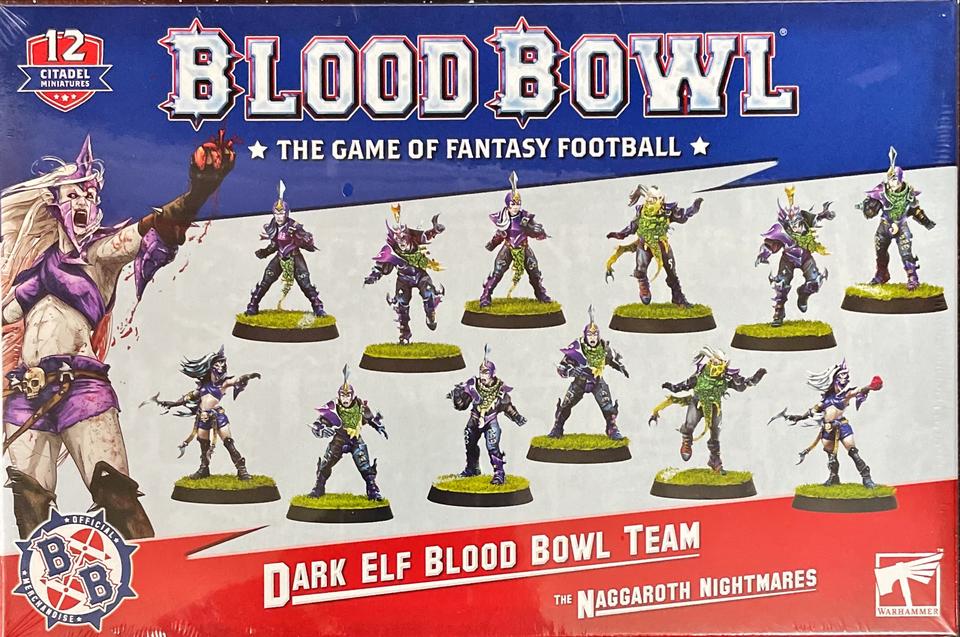 Blood Bowl: Dark Elf Blood Bowl Team - The Naggaroth Nightmares