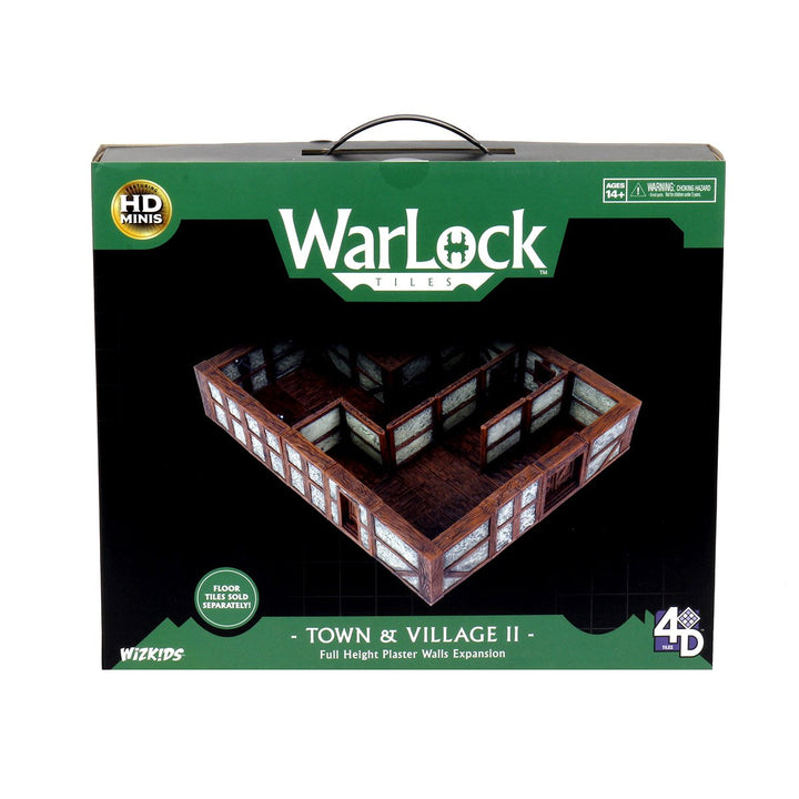 WarLock Tiles: Town & Village II - Full Height Plaster Walls Expansion